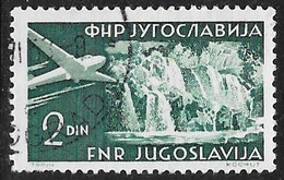 YUGOSLAVIA - VISTAS DIVERSAS - AÑO 1953 - Nº  CATALOGO  YVERT 0033  AEREO - USADO - Airmail