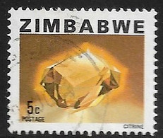 ZIMBAUE - MINERALES - AÑO 1980 - Nº  CATALOGO  YVERT 0004 - USADO - Zimbabwe (1980-...)