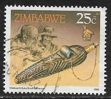 ZIMBAUE - LA VIDA EN ZIMBAUE - AÑO 1990 - Nº  CATALOGO  YVERT 0201 - USADO - Zimbabwe (1980-...)