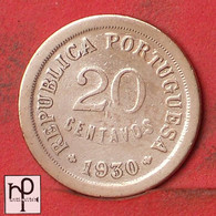 CAPE VERDE 20 CENTAVOS 1930 -    KM# 3 - (Nº47635) - Capo Verde