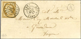 Càd T 15 GÉRARDMER (82) / N° 1 (filet Effleuré) B. Rur. A (Layet). 1852. - TB / SUP. - R. - 1849-1850 Ceres