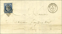 Grille / N° 4 Càd T 15 MONTBAZENS (11). 1851. - SUP. - 1849-1850 Ceres