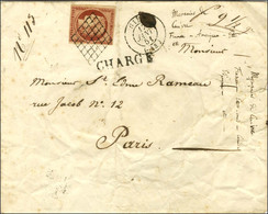 Grille / N° 6 Càd T 15 GIENS (43) Sur Lettre Chargée Pour Paris. 1851. - TB. - R. - 1849-1850 Ceres