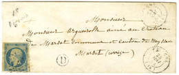 PC 3579 / N° 10 (filet à Peine Effleuré) Càd T 15 UZERCHE (18), Cursive 18 / Vigeois. 1854. - TB. - 1852 Louis-Napoleon