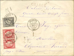 Càd T 17 BRIOUDE (41) / N° 57 Paire + 66 Sur Lettre Chargée Pour Clermont Ferrand. 1876. - TB / SUP. - 1876-1878 Sage (Type I)
