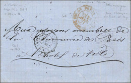Càd 1 PARIS 1 (60) 28 AVRIL 71 Sur Lettre De Dénonciation Datée D'Issy Le 27 Avril 1871, Adressée En Franchise à Un Memb - War 1870