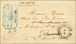 Càd MAGDEBURG 8 AVRIL 71 Sur Lettre De Prisonnier De Guerre Pour Paris Redirigée En Poste Restante à Saint Mandé. Au Ver - War 1870