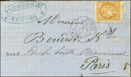 Lettre Avec Texte Daté De Troyes Le 13 Mai 1871 Acheminée Jusqu'à Paris Par Passeur Privé Et Déposée Au Bureau Central.  - War 1870