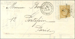 Lettre Avec Texte Daté De Laon Le 11 Mai 1871 Acheminée Jusqu'à Paris Par Passeur Privé Et Déposée Dans Un Bureau De Qua - War 1870