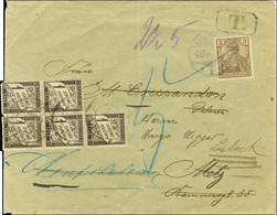 Càd LUBECK / Allemagne 3pf (émission De 1900) Sur Imprimé Sous Enveloppe Ouverte Adressé à Metz Et Réexpédié à Neufchâte - Postal Rates