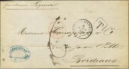 Càd RIO DE JANEIRO Sur Lettre Non Affranchie Pour Bordeaux. Au Recto, Taxe Tampon 6. 1878. - TB. - Maritime Post