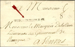 DE.FONTAINEBLEAV (L N°2) Sur Lettre Avec Texte Daté. 1699. - TB / SUP. - R. - ....-1700: Vorläufer