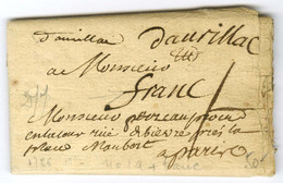 '' Daurillac '' (L N° 1) + '' Franc '' (L N° 5). 1726. - TB / SUP. - 1701-1800: Precursors XVIII