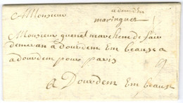 '' Maringues '' (L N° 1). 1725. - TB / SUP. - 1701-1800: Precursors XVIII