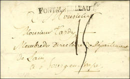 FONTAINEBLEAU (L N° 9) Sur Lettre Avec Texte Daté 1791. - TB / SUP. - R. - 1701-1800: Vorläufer XVIII