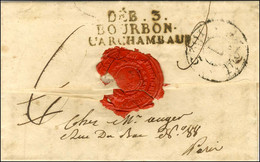 DEB 3 / BOURBON / L'ARCHAMBAUD. Au Recto, Bau DE LA COUR / A ST CLOUD + 60 / PP Rouge. 1825. - SUP. - R. - 1801-1848: Precursors XIX