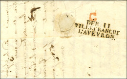 DEB 11 / VILLEFRANCHE / L'AVEYRON. 1815. - SUP. - R. - 1801-1848: Precursors XIX