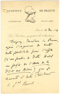 WIDOR Charles-Marie (1844-1937), Organiste Et Compositeur. - Andere & Zonder Classificatie