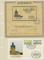 BERLIN 1987 ERSTTAG AUTOMATEN-POSTWERTZEICHEN 10 U BUNDESREPUBLIK 10 Pf (ABARTEN Beide 10 Pf M Geschlossenen Greiflöcher - Errors & Oddities