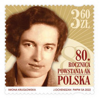 Poland 2022 / 80th Anniversary Of Home Army Uprising, AK, Iwona Kruglowska, World War II / Stamp MNH** New!!! - Unused Stamps