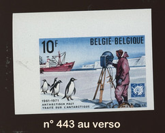 1971 Antartique Pingouins Manchots Bateau.  1589 **. Coin De Feuille BIRDS SHIP - 1961-1980