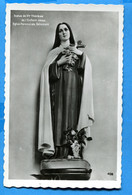JUL240, Délémont, Statue De Ste Thérèse De L'Enfant Jésus, Eglise Paroissiale, 405, Perrochet Phototypie, Circulée 1954 - Delémont