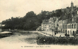 Quimperlé * Le Quai Bizeux * Vue Sur Le Port - Quimperlé