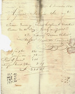 1822 LETTRE COMMERCE ECHANTILLON TISSUS Par Vilette Carpentier TISSUS à Amie =>Bastard Fr. à Colmar B.E.V.SCANS+ HIST. - 1800 – 1899