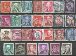 USA 1954/61 Liberty Series - Cpl 27v Set In VFU Condition SC.#130/53 - Full Years