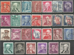 USA 1954/61 Liberty Series - Cpl 27v Set In VFU Condition SC.#130/53 - Años Completos