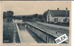 89 . Yonne . Vincelles : Le Canal Et L ' écluse . - Sonstige Gemeinden