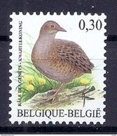 BELGIE * Buzin * Nr 3478 * Postfris Xx * WIT  PAPIER - 1985-.. Birds (Buzin)