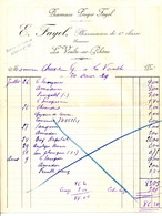 FACTURE.07.ARDECHE.LA VOULTE.PHARMACIE E.FAYOL PHARMACIEN DE 1re.CLASSE. - Perfumería & Droguería