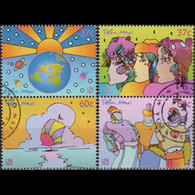 UN-NEW YORK 2002 - Scott# 828-31 World Summit Set Of 4 CTO - Gebruikt