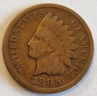 United States 1 Cent 1895 - 1859-1909: Indian Head