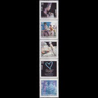 UN-VIENNA 2010 - Scott# 464a Human Trafficking Set Of 5 MNH - Ungebraucht