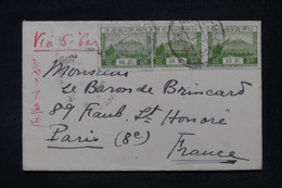 JAPON - Enveloppe Pour Un Baron à Paris Via Sibérie - L 117390 - Briefe U. Dokumente