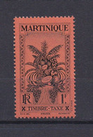 MARTINIQUE 1933 TAXE N°20 NEUF** - Segnatasse