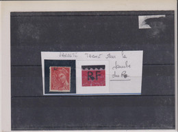 FRANCE-VARIETE-tâche Sur La Jambe Du R- 1944-tTP N° 658- XX - Storia Postale