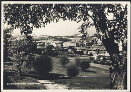 1951-Salsomaggiore Panorama Affrancata L.6 Annullo A Targhetta Lotta Contro I Tumori - Parma