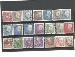 55248 ) Collection Sweden Postmark  Coil - Colecciones