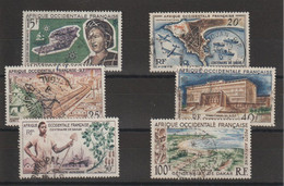 AOF 1958 Centenaire De Dakar PA 22-27, 6 Val Oblit Used - Used Stamps