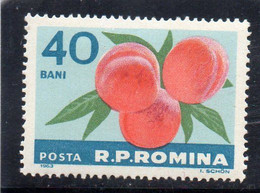 1963 Romania - Pesche - Levensmiddelen