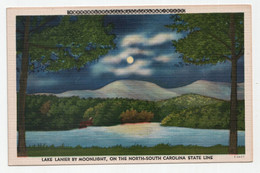Lake Lanier By Moonlight, On The North-South Carolina State Line. - Asheville