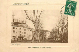 St Ambroix * Place Publique - Saint-Ambroix