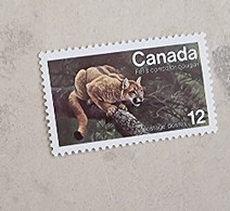 CANADA Felins, COUGAR, 1 Valeur Neuve Sans Charniere. Mnh - Big Cats (cats Of Prey)