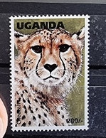 OUGANDA Felins, Panthere Yvert 1 Valeur Emise En 1995 Neuf Sans Charnière MNH - Raubkatzen