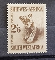SUD OUEST AFRICAIN Felins, LION, Yvert N° 246 Neuf Sans Charnière MNH - Felinos