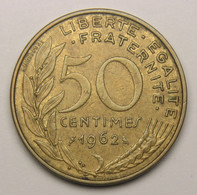 50 Centimes Marianne, Col à 3 Plis, Bronze-aluminium, 1962 - V° République - 50 Centimes