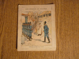 Protège-Cahier/Couverture "Dévouement Patriotique D'1 Française-Les Femmes De France Pendant La Guerre"- 22,5x 17,8 Cm . - Protège-cahiers